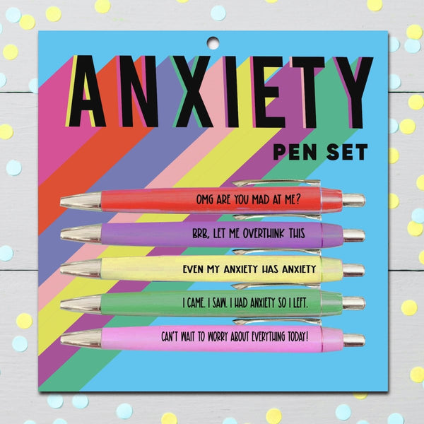Anxiety Pen Set - The Glass Hall - Fun Club