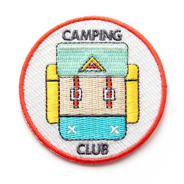 Camping Club Patch - The Glass Hall - Mokuyobi