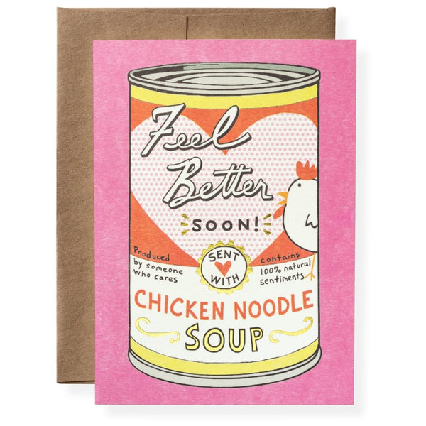 Feel Better Soup Card - The Glass Hall - Karen Adams Designs