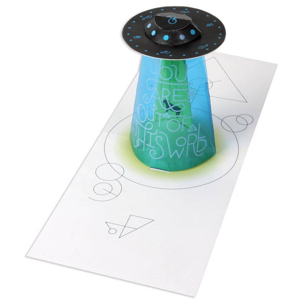 UFO Pop Up Card - The Glass Hall - UWP Luxe