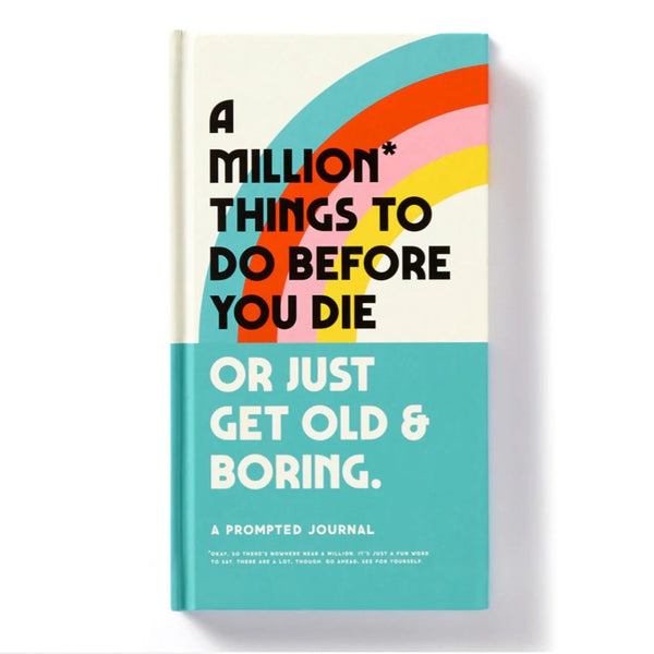 A Million Things to do Before You Die Prompted Journal - The Glass Hall - Brass Monkey