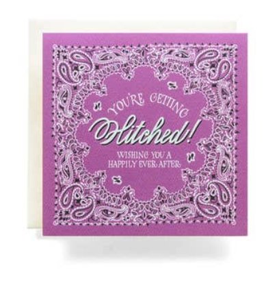 Bandana Hitched Greeting Card - The Glass Hall - Antiquaria