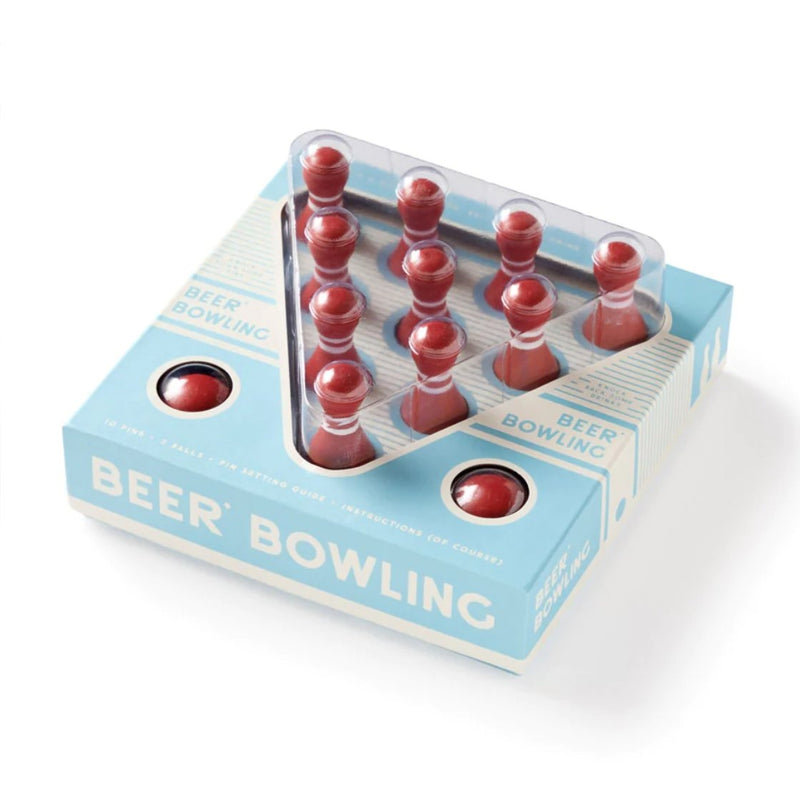 Beer Bowling Drinking Game Set - The Glass Hall - Brass Monkey