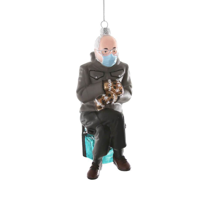 Bernie with Mittens Ornament - The Glass Hall - Cody Foster & Co.