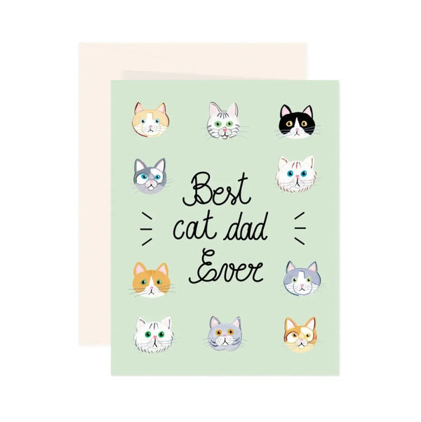 Best Cat Dad Card - The Glass Hall - Paige & Willow