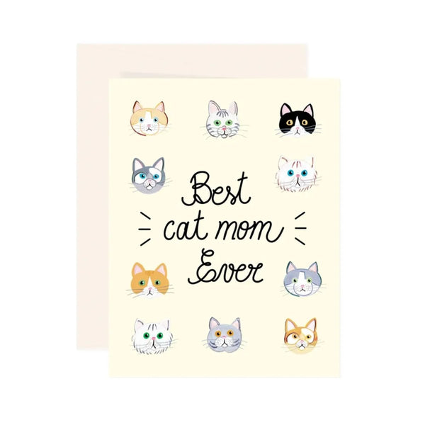 Best Cat Mom Card - The Glass Hall - Paige & Willow