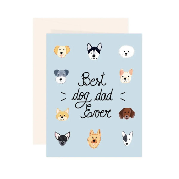 Best Dog Dad Card - The Glass Hall - Paige & Willow