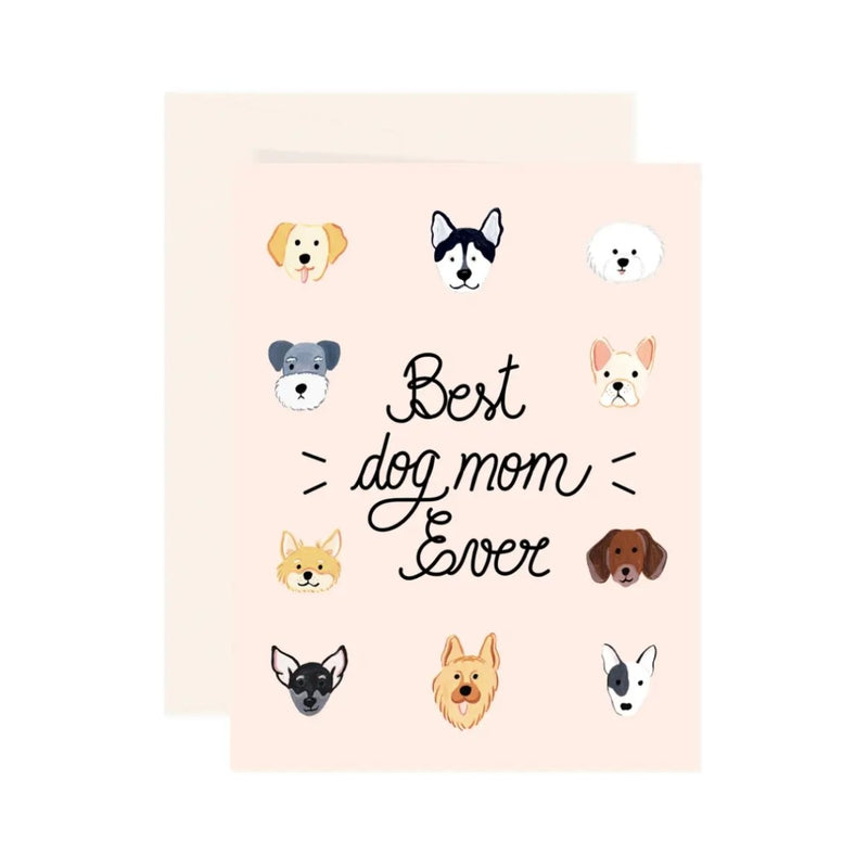 Best Dog Mom Card - The Glass Hall - Paige & Willow