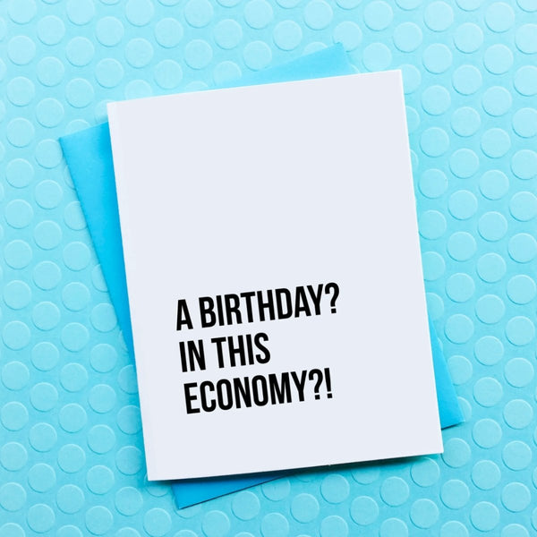 Birthday & Economy Card - The Glass Hall - Top Hat & Monocle