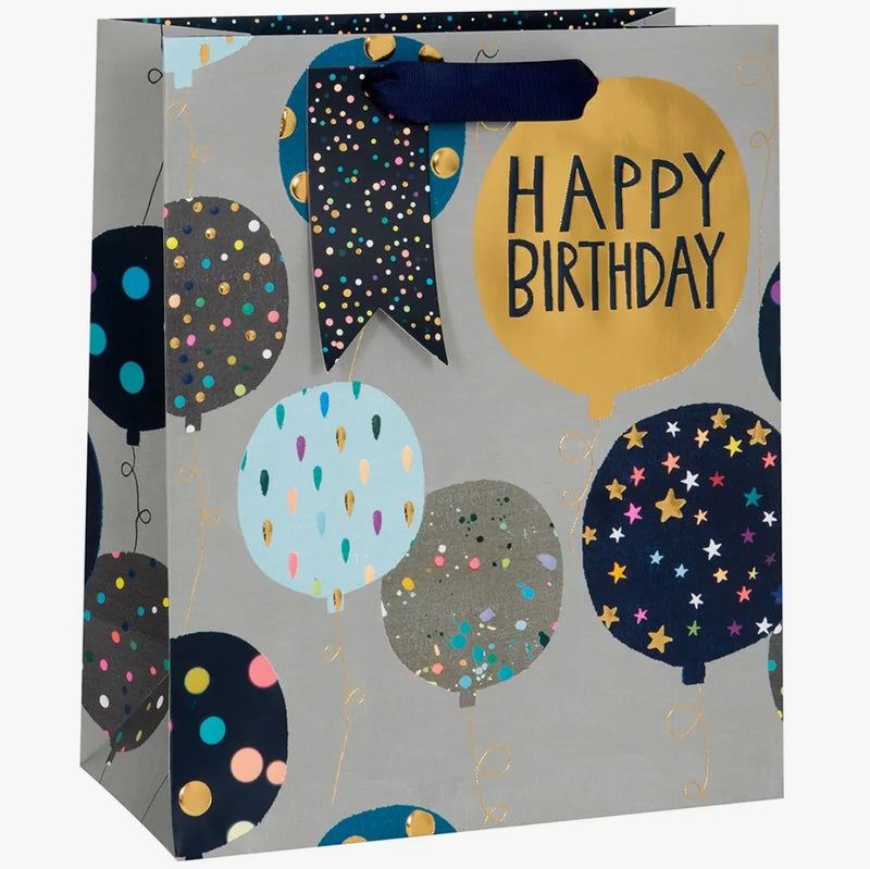 Blue Balloon Large Gift Bag - The Glass Hall - Glick
