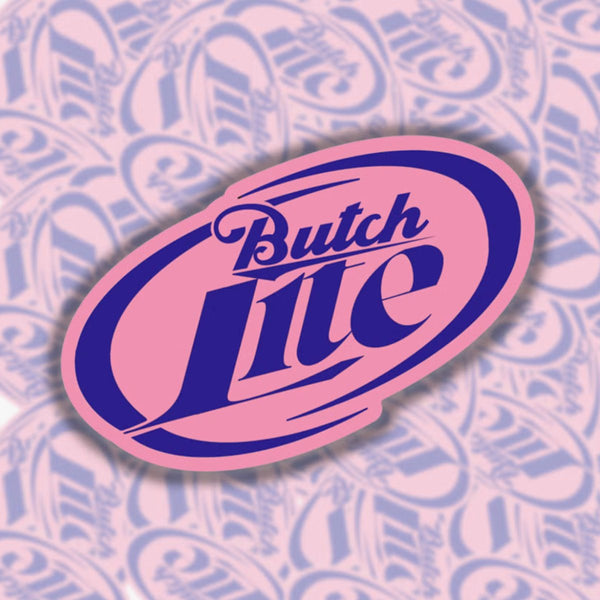 Butch Lite Sticker - The Glass Hall - BOBBYK boutique