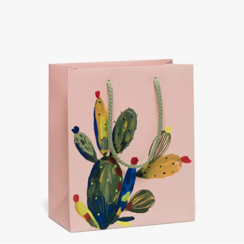 Cactus Rose Gift Bag - The Glass Hall - Red Cap Cards