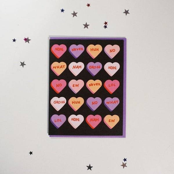 Candy Heart Nah Card - The Glass Hall - Ash & Chess