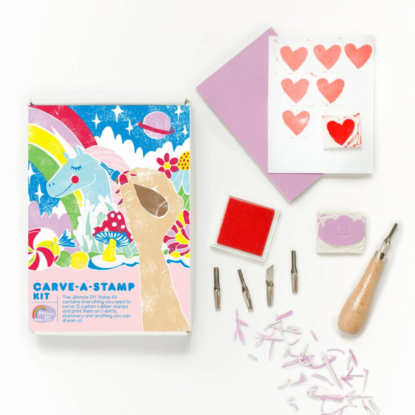 Carve a Stamp Kit - The Glass Hall - Yellow Owl Workshop
