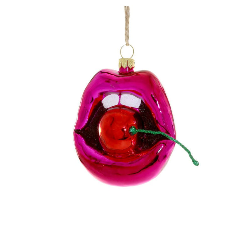 Cherry Lips Ornament - The Glass Hall - Cody Foster & Co.