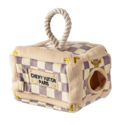 Chewy Vuiton Trunk Pet Toy - The Glass Hall - Haute Diggity Dog