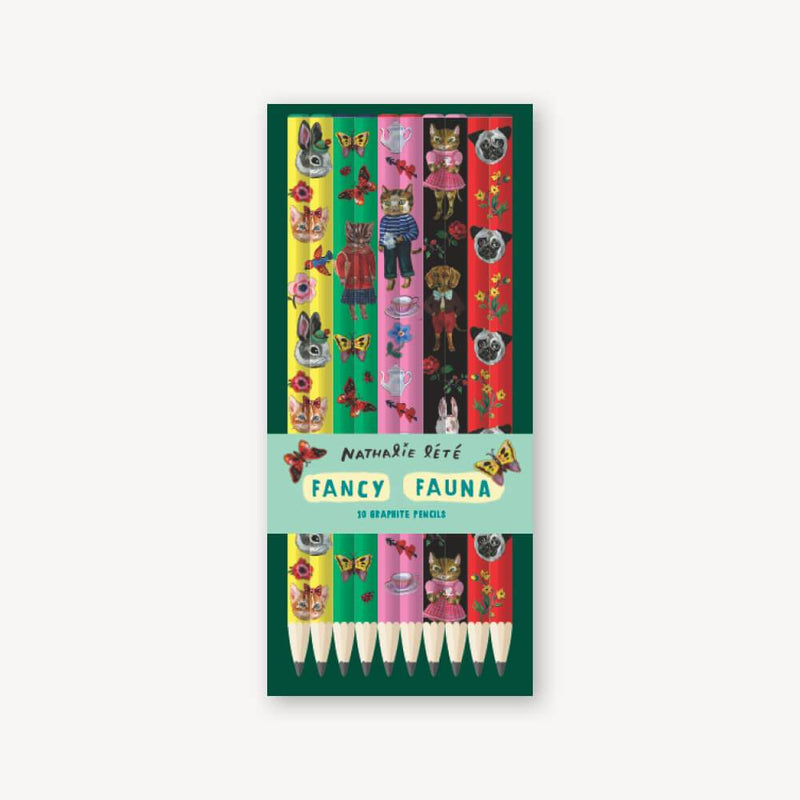 Fancy Fauna Pencil Set - The Glass Hall - Nathalie Lété