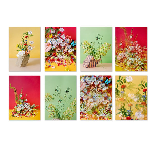 Flower Pot Postcard Set - The Glass Hall - Broccoli