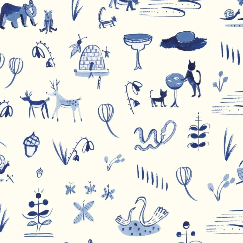 Forest Animals Gift Wrap Sheet - The Glass Hall - Mr. Boddington's Studio