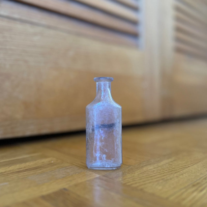 Frosted Antique Mini Bottle Vase 18 - The Glass Hall - The Glass Hall