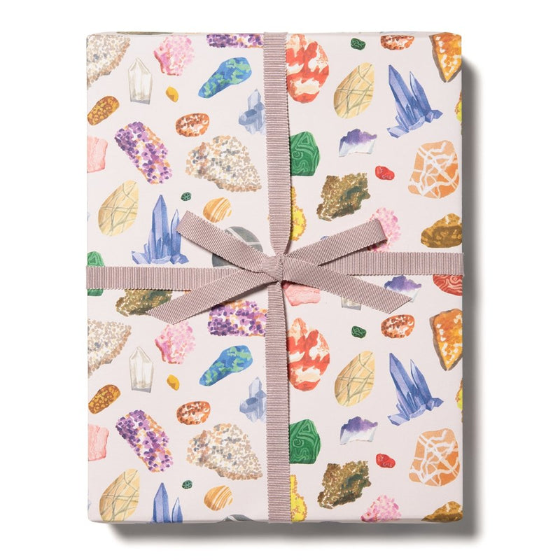 Gem Wrapping Paper Roll - The Glass Hall - Red Cap Cards