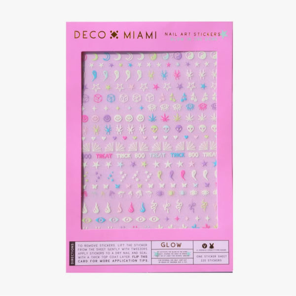 Glow Nail Art Stickers - The Glass Hall - Deco Beauty