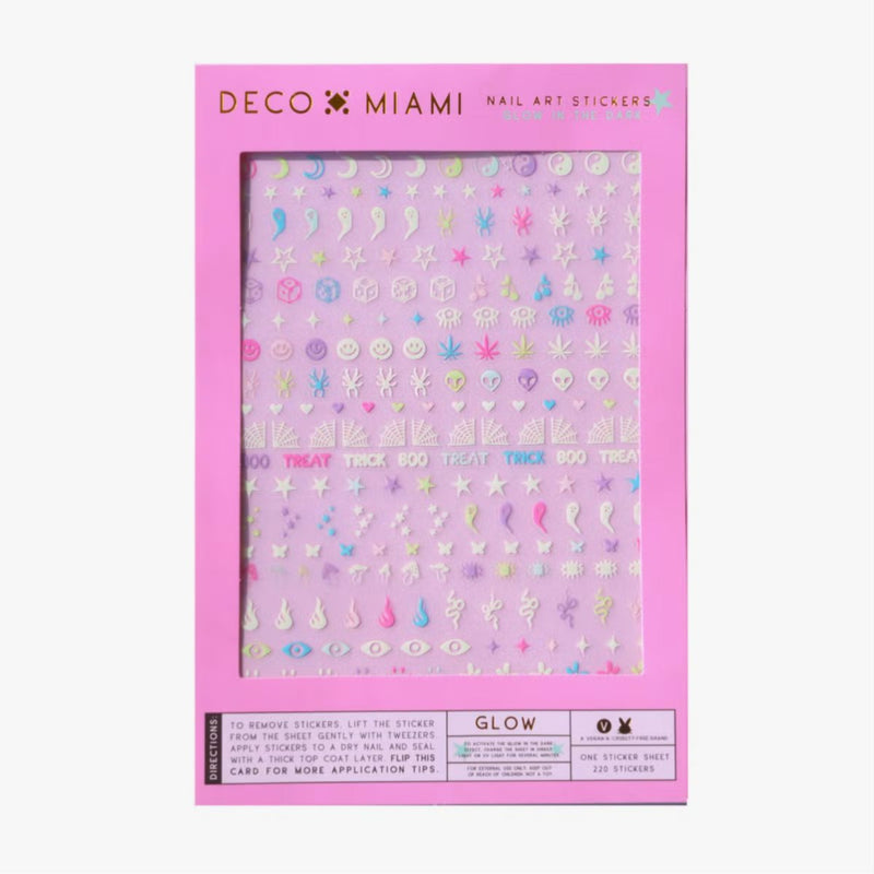 Glow Nail Art Stickers - The Glass Hall - Deco Beauty