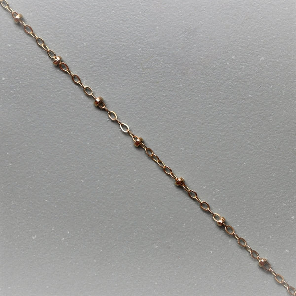 Gold Filled 1.5mm Periodic Bead Chain (YG, Silver Available) - The Glass Hall - The Glass Hall