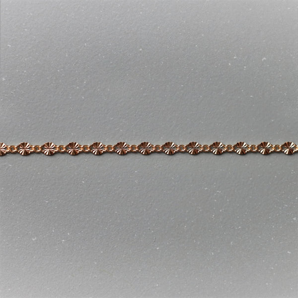 Gold Filled 2.1mm Burst Link Chain (YG Available) - The Glass Hall - The Glass Hall