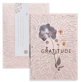 Greeting Card "Gratitude Script" - The Glass Hall - Papaya!