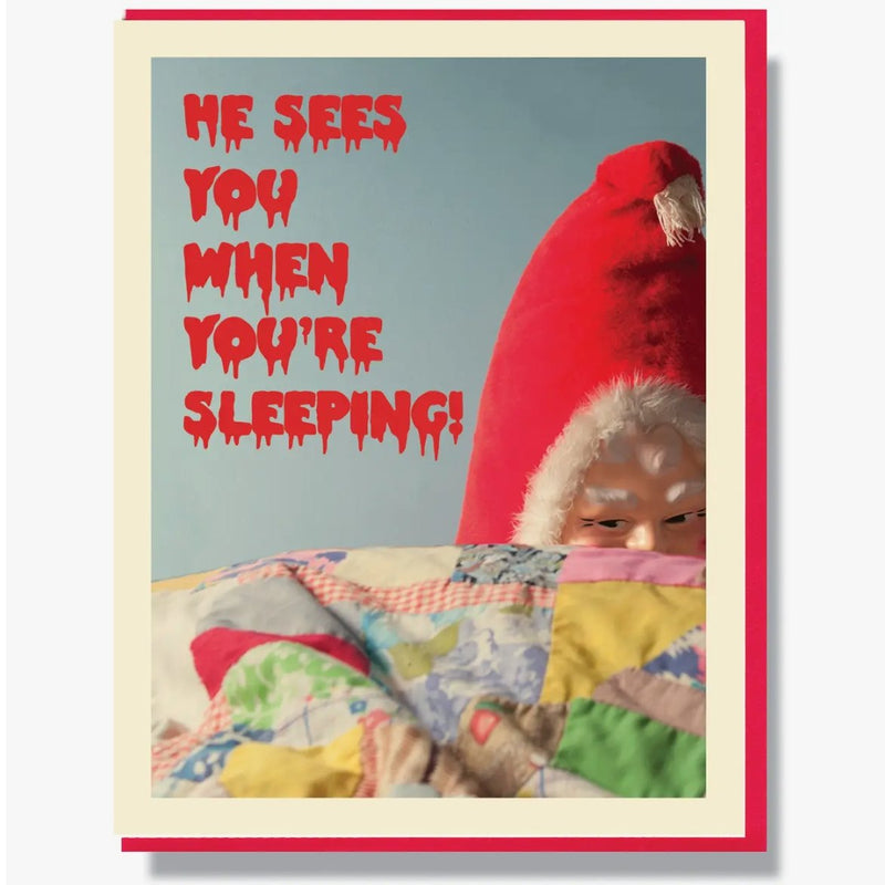 He Sees You When You're Sleeping Card - The Glass Hall - Smitten Kitten
