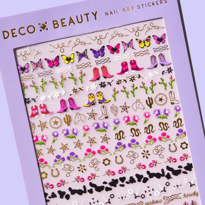 Howdy Nail Art Stickers - The Glass Hall - Deco Beauty