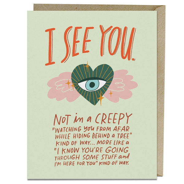 I See You Card - The Glass Hall - Em & Friends