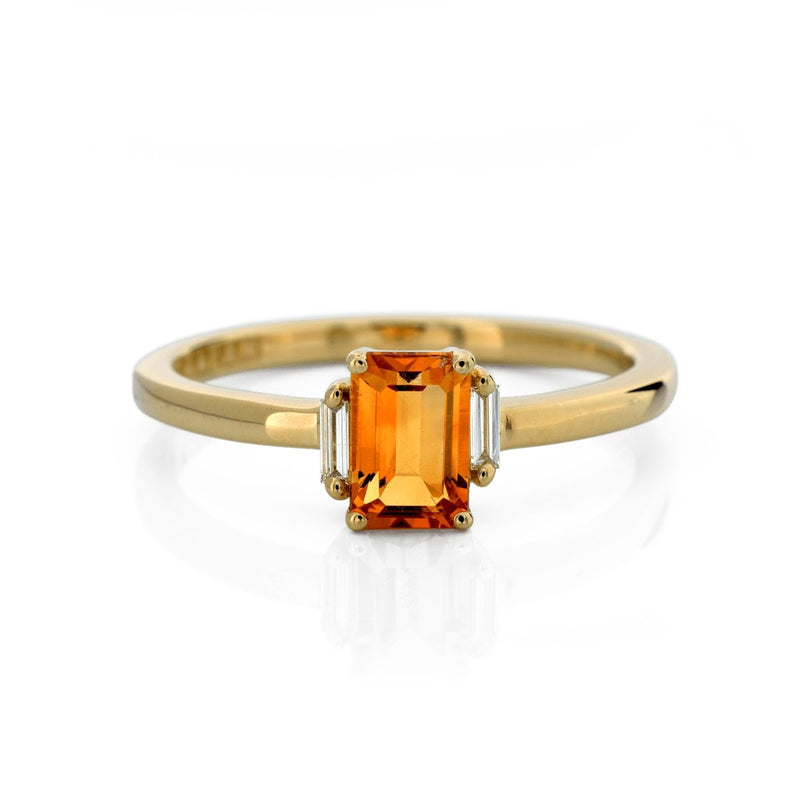 Jagged Eternity Band with Citrine - The Glass Hall - Suzanne Kalan