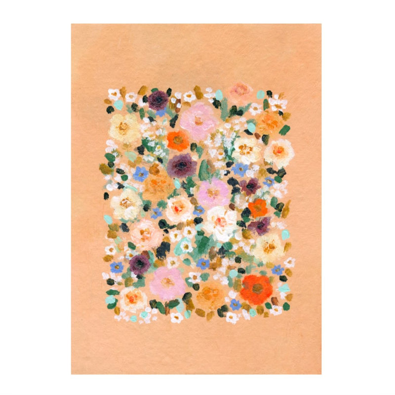 Klimt inspired floral II - The Glass Hall - Brittany Smith Studio