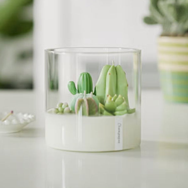 Large 3-wick Terrarium Candle | Soy Blend - The Glass Hall - ZoetStudio