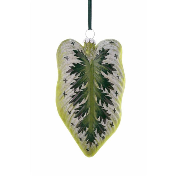 Light Green Glass Leaf - The Glass Hall - Cody Foster & Co.