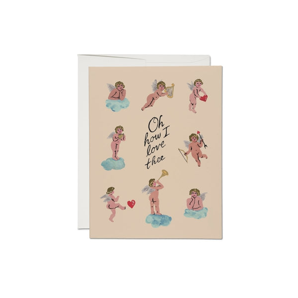 Little Cupids Card - The Glass Hall - Red Cap Cards