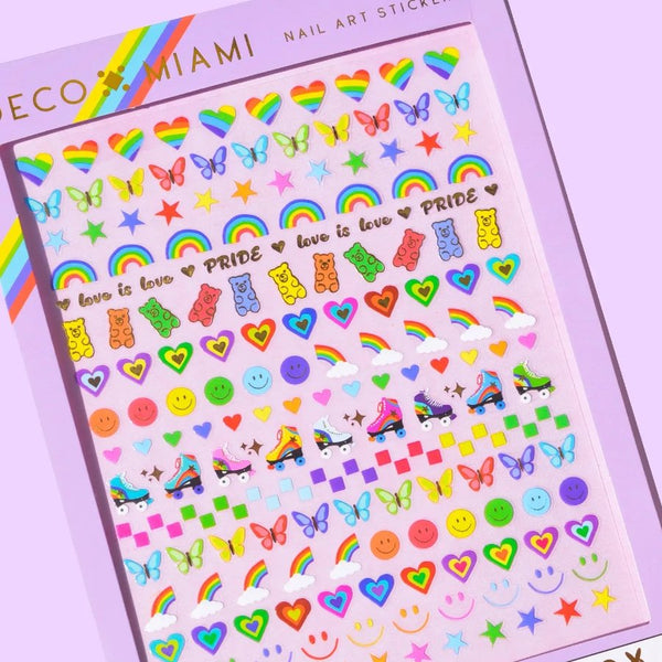 Love is Love Nail Art Stickers - The Glass Hall - Deco Miami
