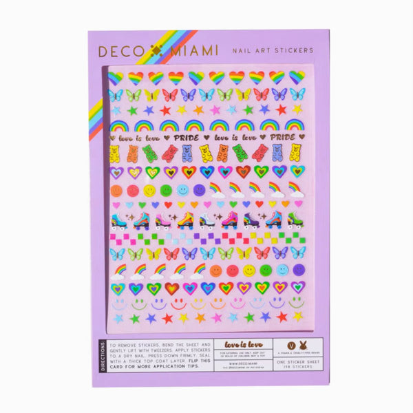 Love is Love Nail Art Stickers - The Glass Hall - Deco Beauty