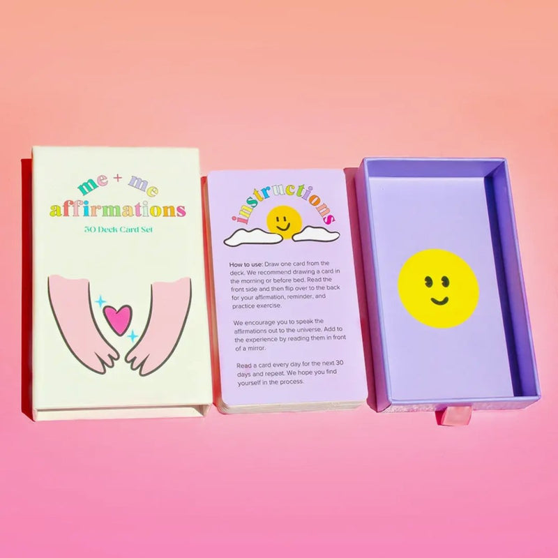 Me + Me Affirmation Cards - The Glass Hall - Smile Cult
