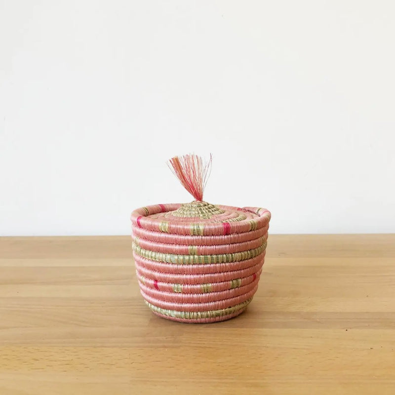 Mini Lidded Basket - The Glass Hall - Amsha