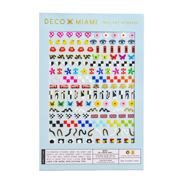 Mod Nail Art Stickers - The Glass Hall - Deco Miami