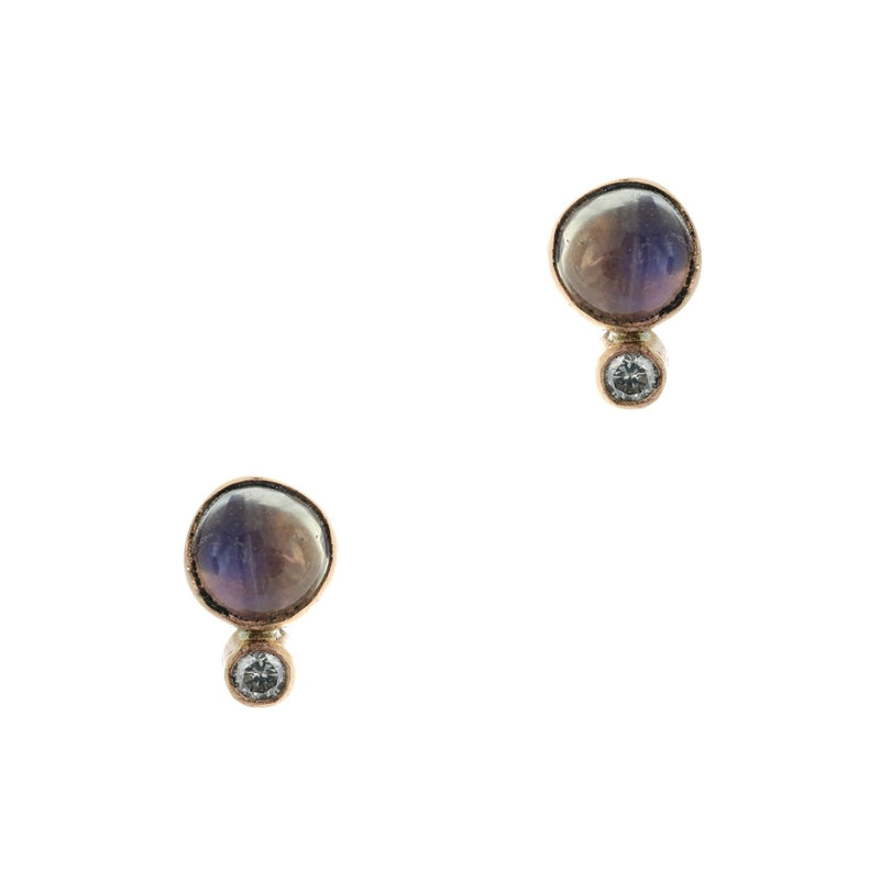 Moonstone Planetary Stud - The Glass Hall - Acanthus
