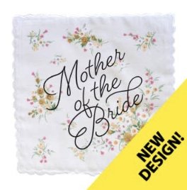 Mother Of The Bride Wedding Handkerchief - The Glass Hall - Boldfaced Goods