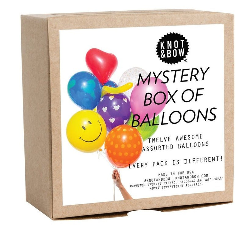 Mystery Box of Party Balloons - The Glass Hall - Knot & Bow