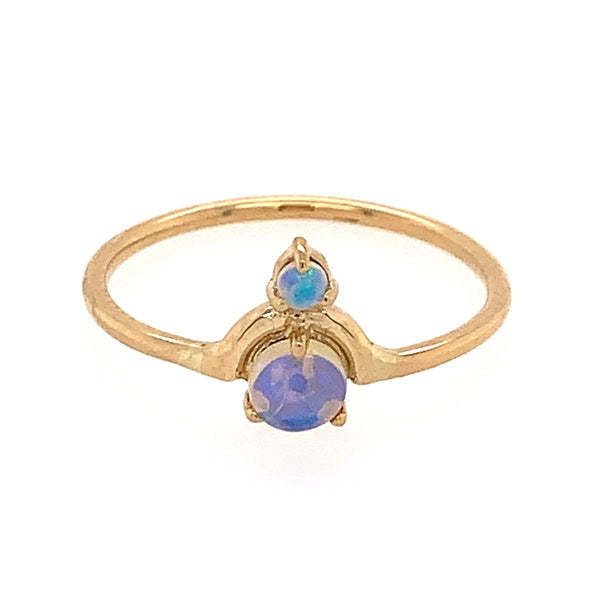 Nestled Opal Ring - The Glass Hall - Wwake