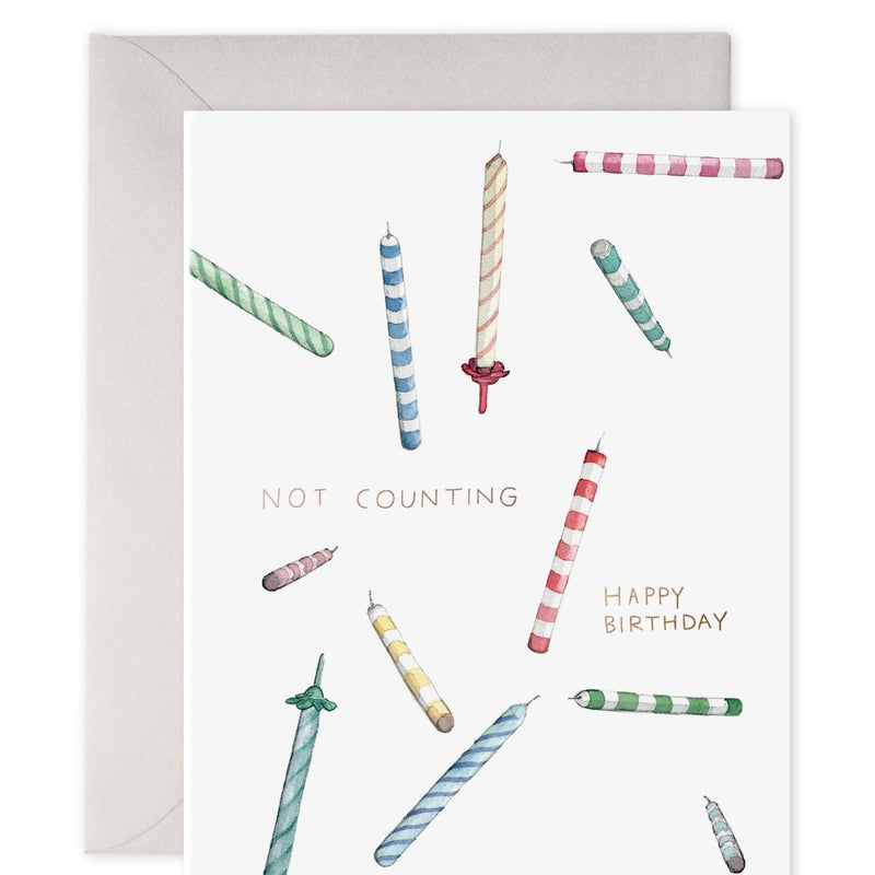 Not Counting Candles Card - The Glass Hall - E. Frances