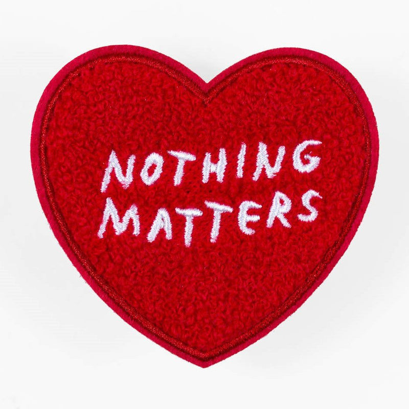 Nothing Matters Patch - The Glass Hall - Adam J. Kurtz
