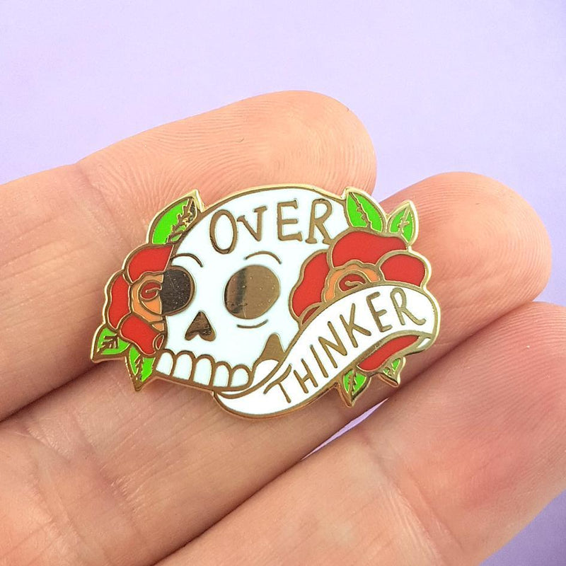 Over Thinker Lapel Pin - The Glass Hall - Jubly-Umph